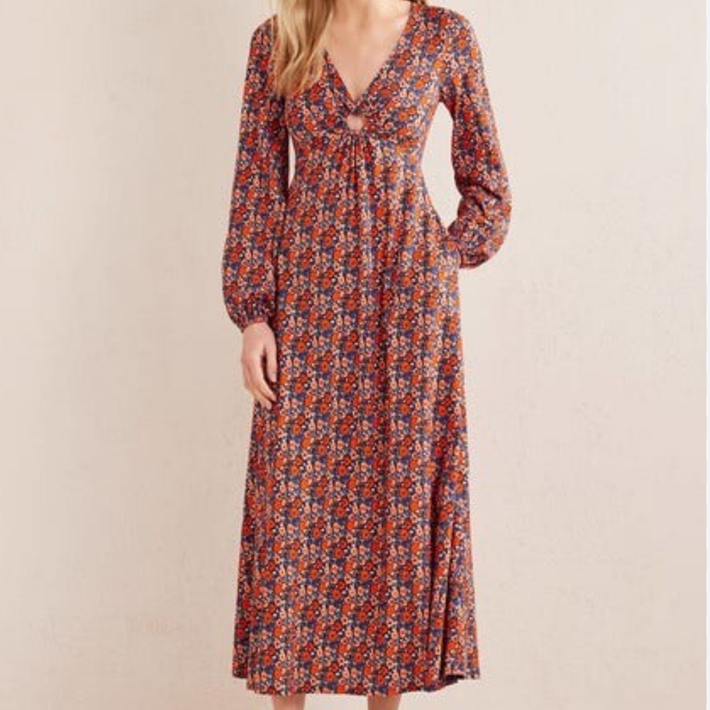 Boden keyhole Jersey dress